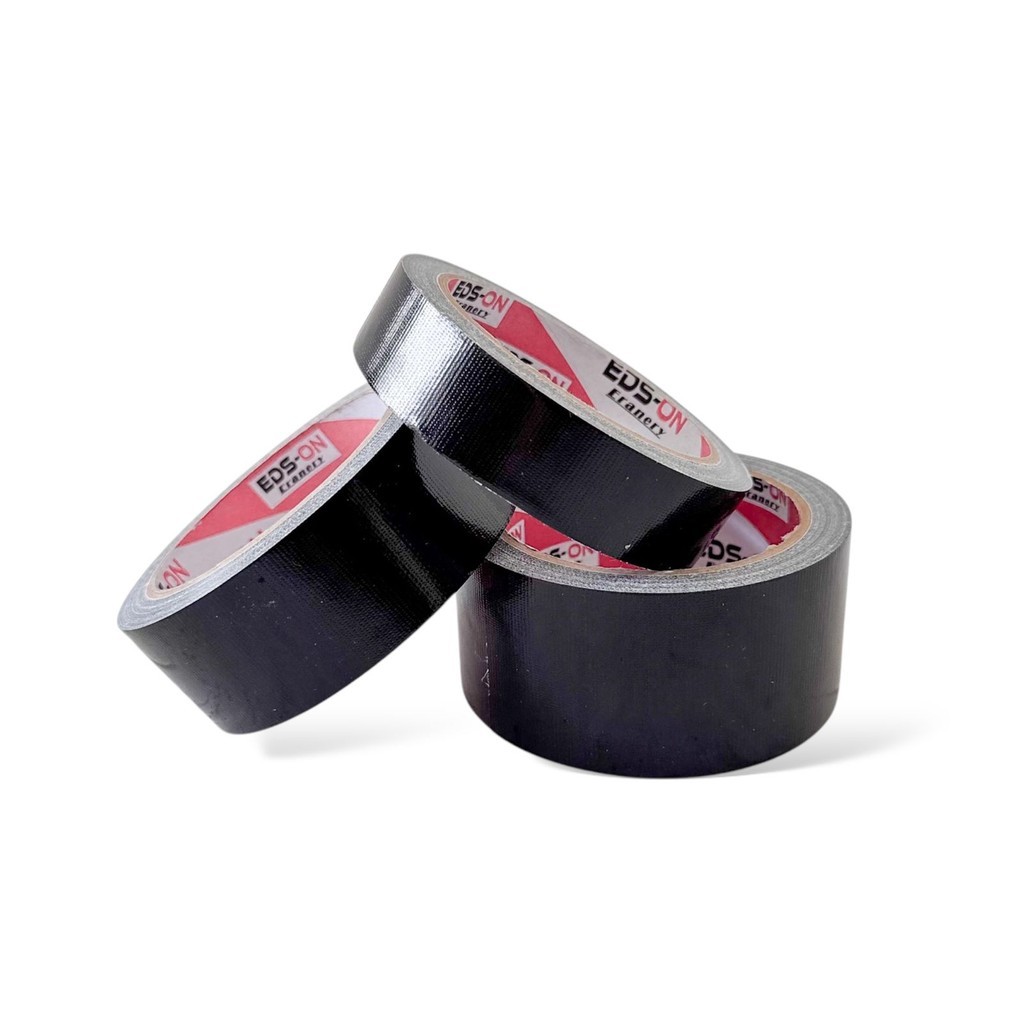 

LAKBAN KAIN HITAM / LINEN TAPE 1 INCH 1.5 INCH 2 INCH / ISOLASI HITAM