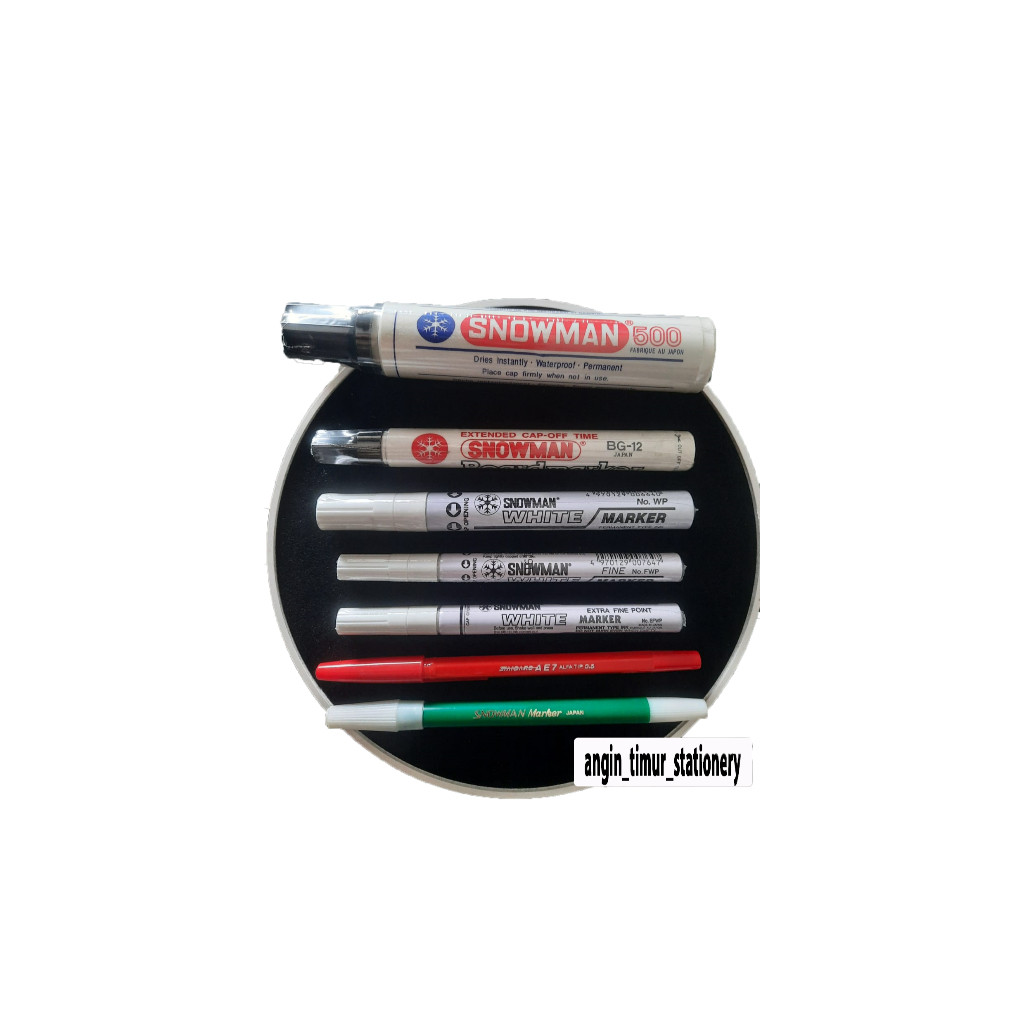 

JAMIN MURAH !!!spidol putih snowman fine tip fwp-12 (12pcs) / spidol putih ukuran kecil / paint marker snowman(BISA LANGSUNG ORDER)