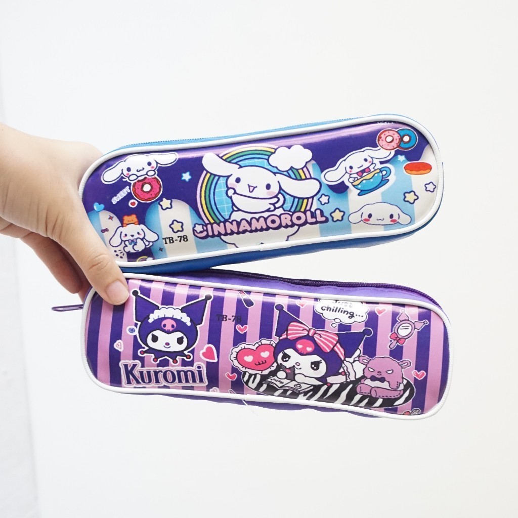 

KOTAK PENSIL / PENCIL CASE KUROMI / TEMPAT PENSIL KUROMI CINNAMOROLL