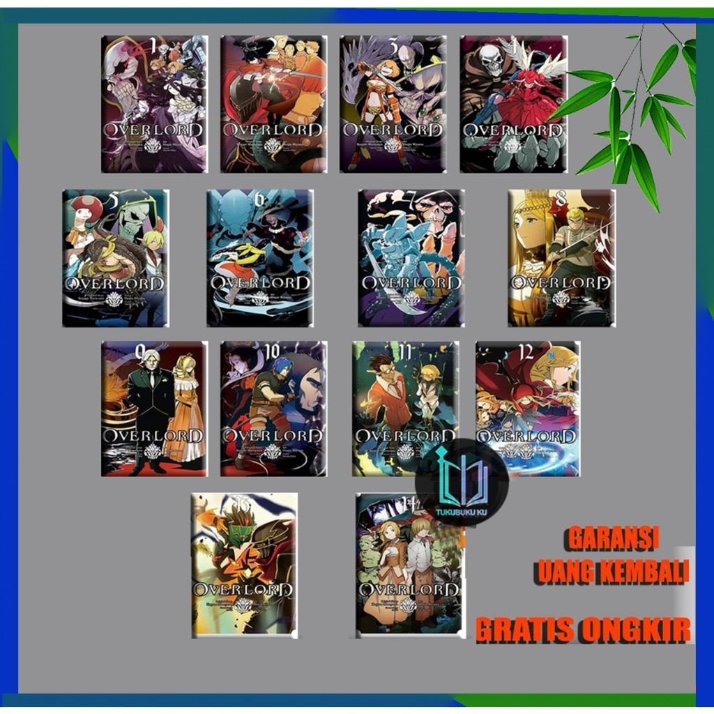 Komik manga Overlord, Vol. (1-17)