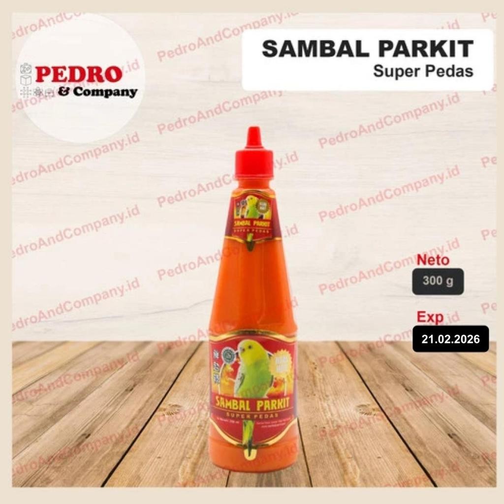 

Sambal parkit super pedas 300 ml - saos sambel