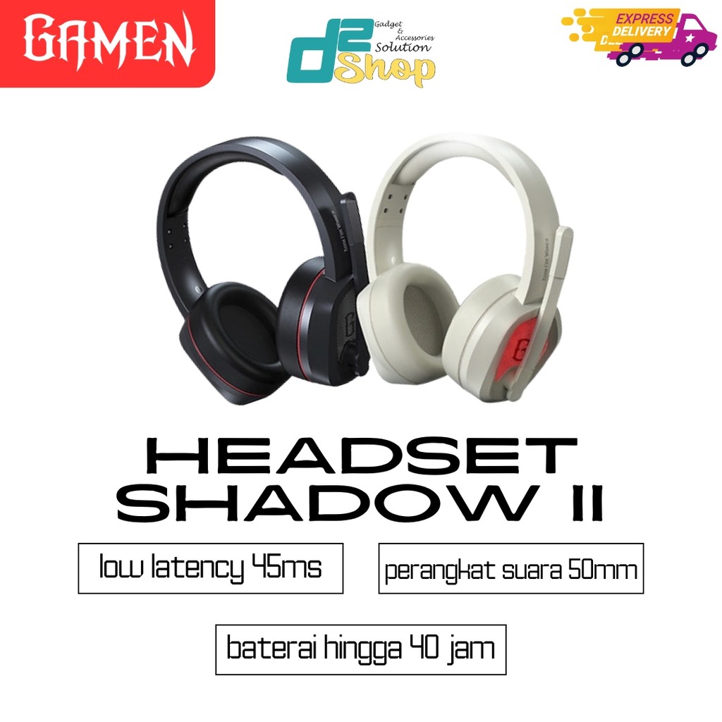 GAMEN BLUETOOTH GAMING HEADSET SHADOW II