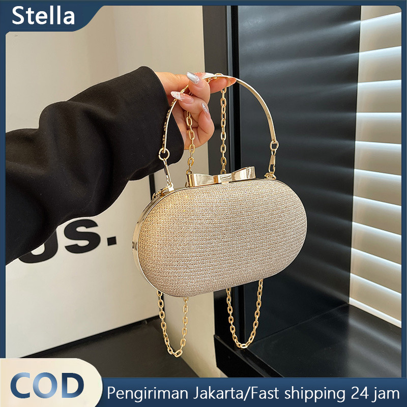 Tas Pesta Import Wanita Handbag Party Mewah dan Simpel Tas Pesta Pita Elegan