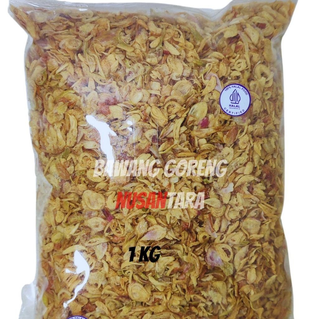 

Bawang Goreng Asli Sumenep Renyah dan Enak 1 kg Asli Tanpa Campuran Termurah Cod free packing