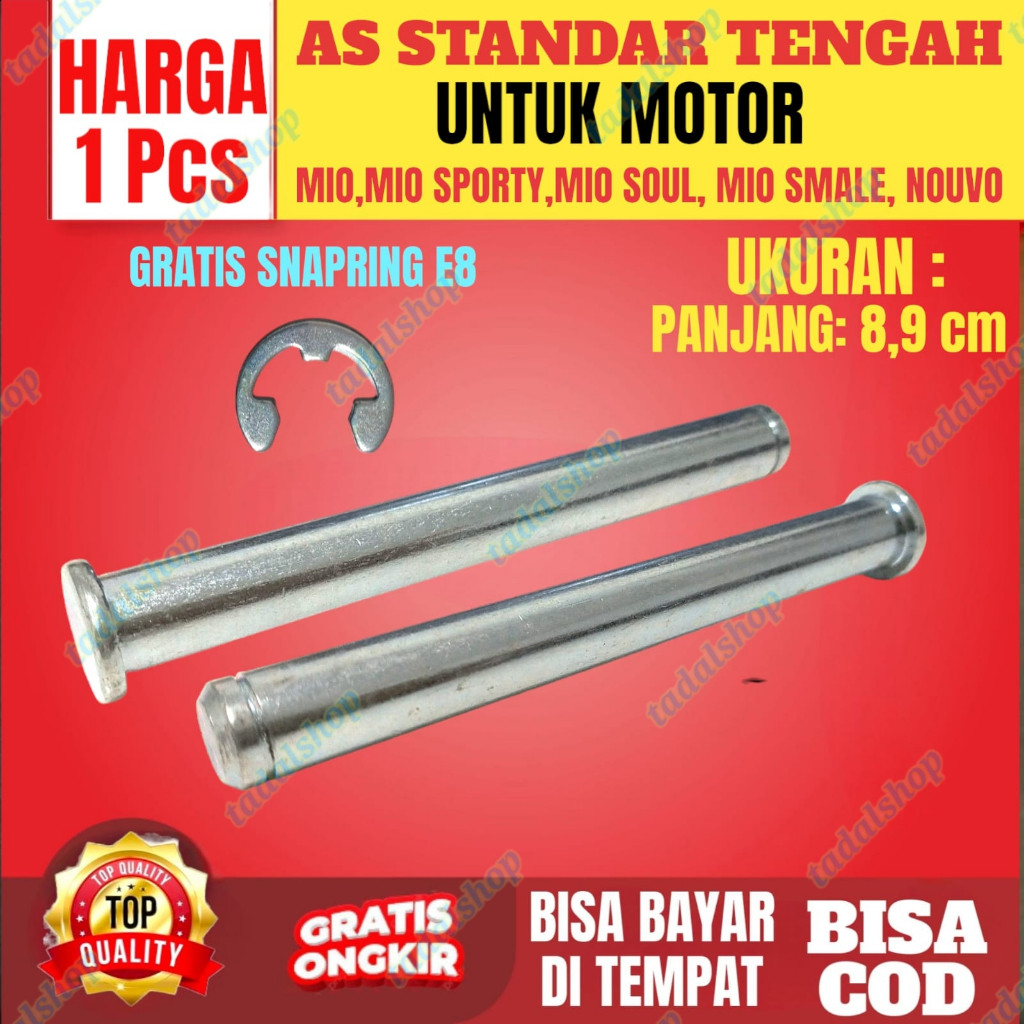 as standar tengah mio mio sporty nouvo as standar yamaha ( BONUS SNAPRING E8 )