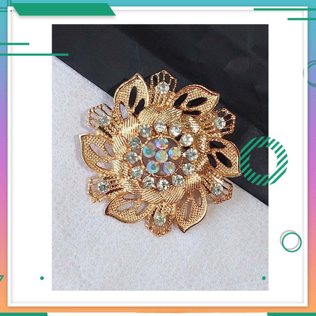 Bros Hijab Mewah - Pin Kerudung Gaya Korea Elegan