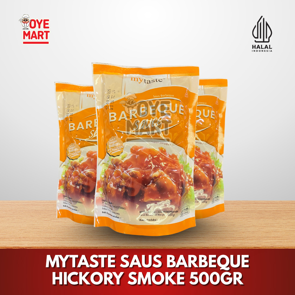 

MYTASTE BARBEQUE HICKORY SMOKE SAUCE 500 GR / SAUS BBQ SMOKE