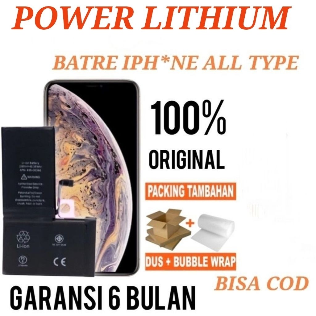 New Baterai Batre Batrai Battery iPhone 5s 6S 6s Plus 7 7+ 8 8 Plus 11 11 Pro 11 PRO MAX 12 12 Pro 1