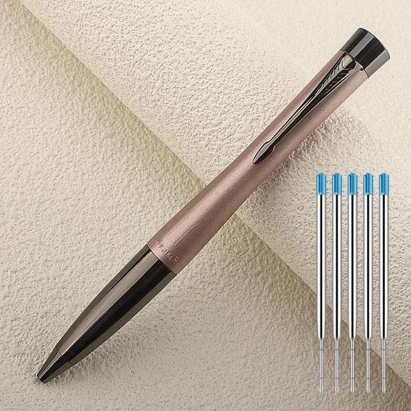 

High Quality Luxury Metal Gel Pen Sculpture Pattern Ballpoint Pen Office School Stationary Pen 0.7MM Gift