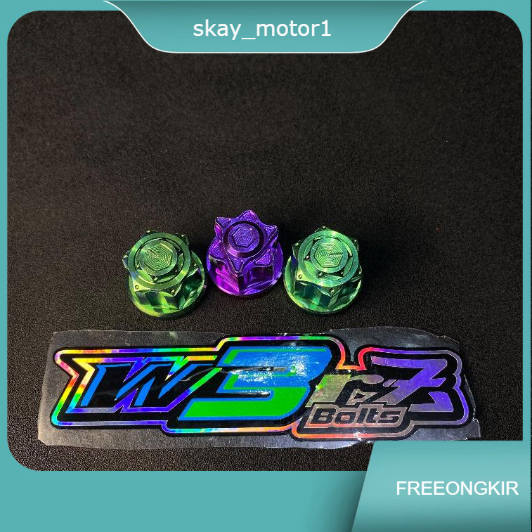 Mur 19 topi fivestsar original as roda depan titanium honda