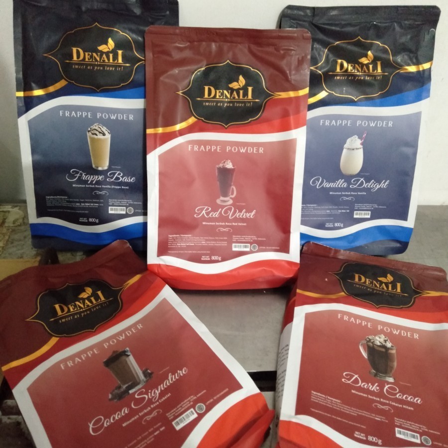 

New DENALI FRAPPE POWDER RED VELVET/ DARK COCOA/COCOA SIGNATURE/VANILLAPremium