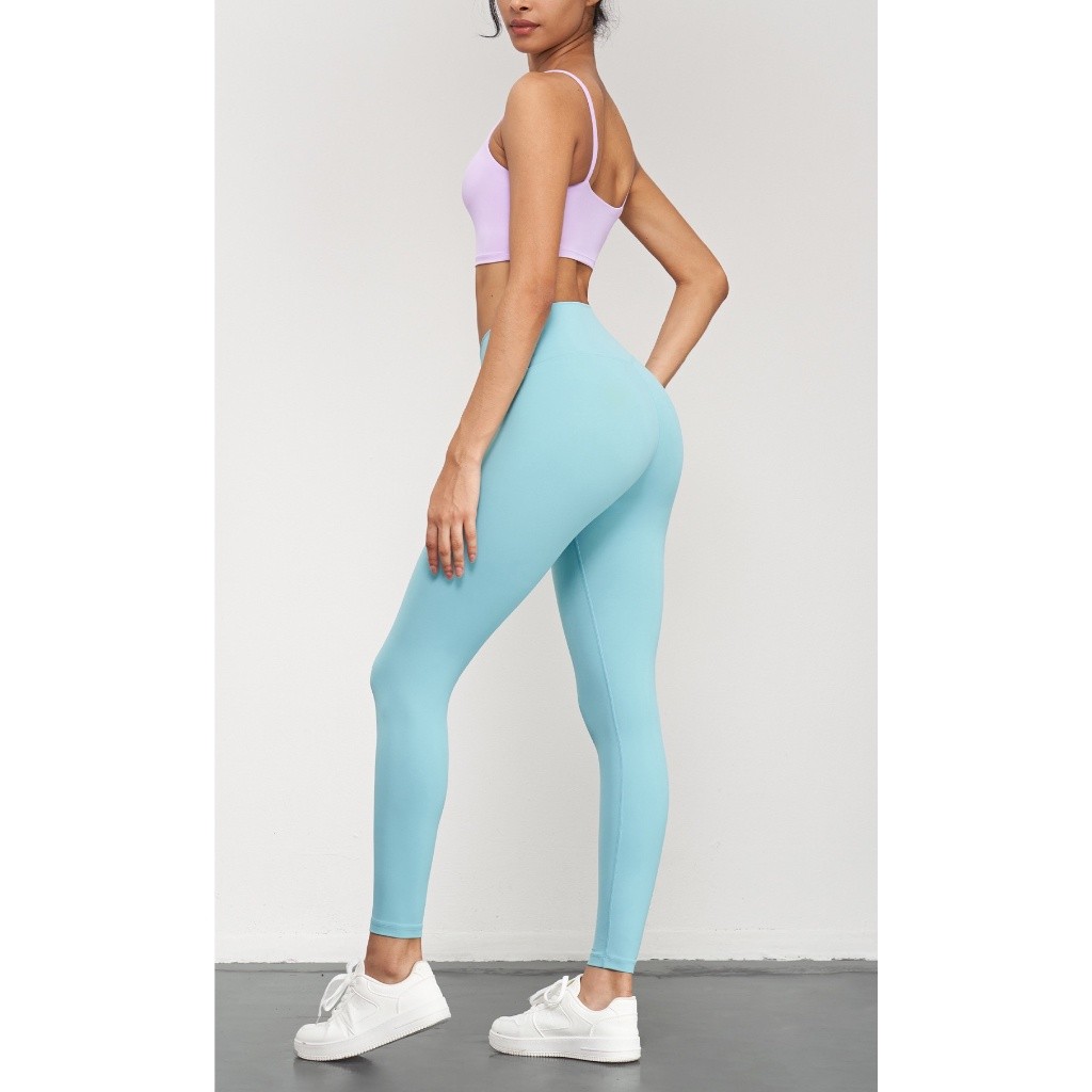 LEGGING WANITA - LEGGING YOGA GYM PILATES NULS