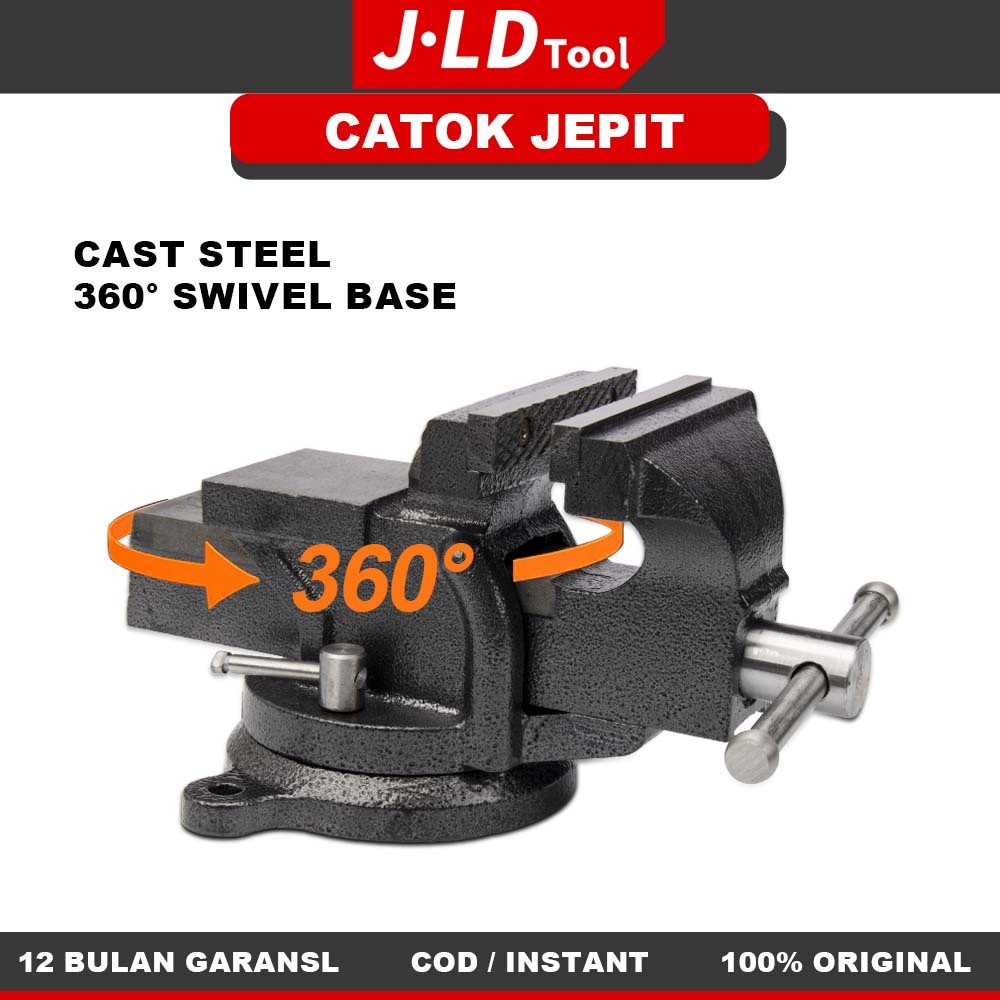 JLD 3-8inch Catok Clamp/Ragum Klem/Ragum Tanggem Alat Jepit Serbaguna/Catok Paron Ragum Besi/Catok M