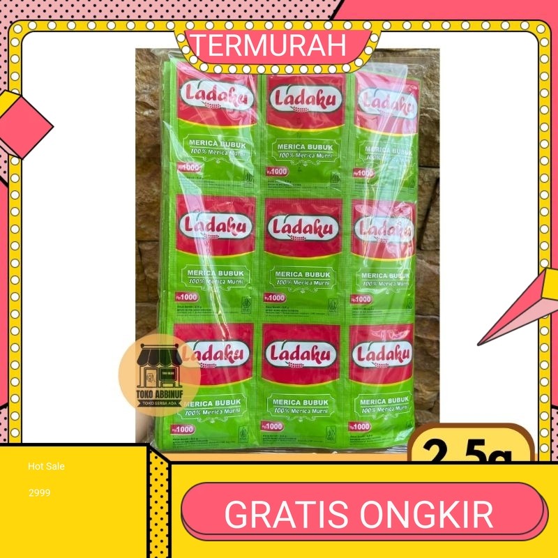 

72 PCS - LADAKU MERICA BUBUK 2,5g - 1 PACK ( 6 RENCENG )