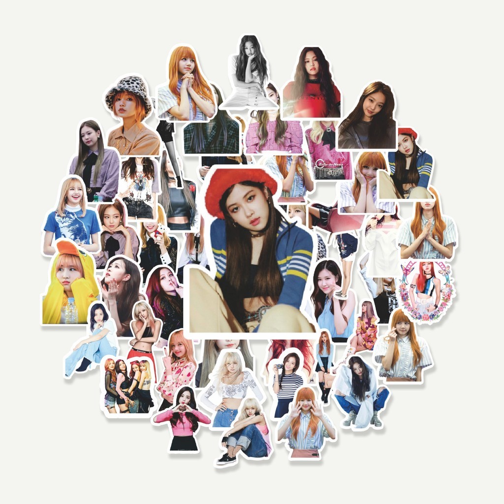 

Sticker Pack Stiker Girl Band Korea Black Pink | Sticker TUMBLR | Stiker LAPTOP KOPER HELM