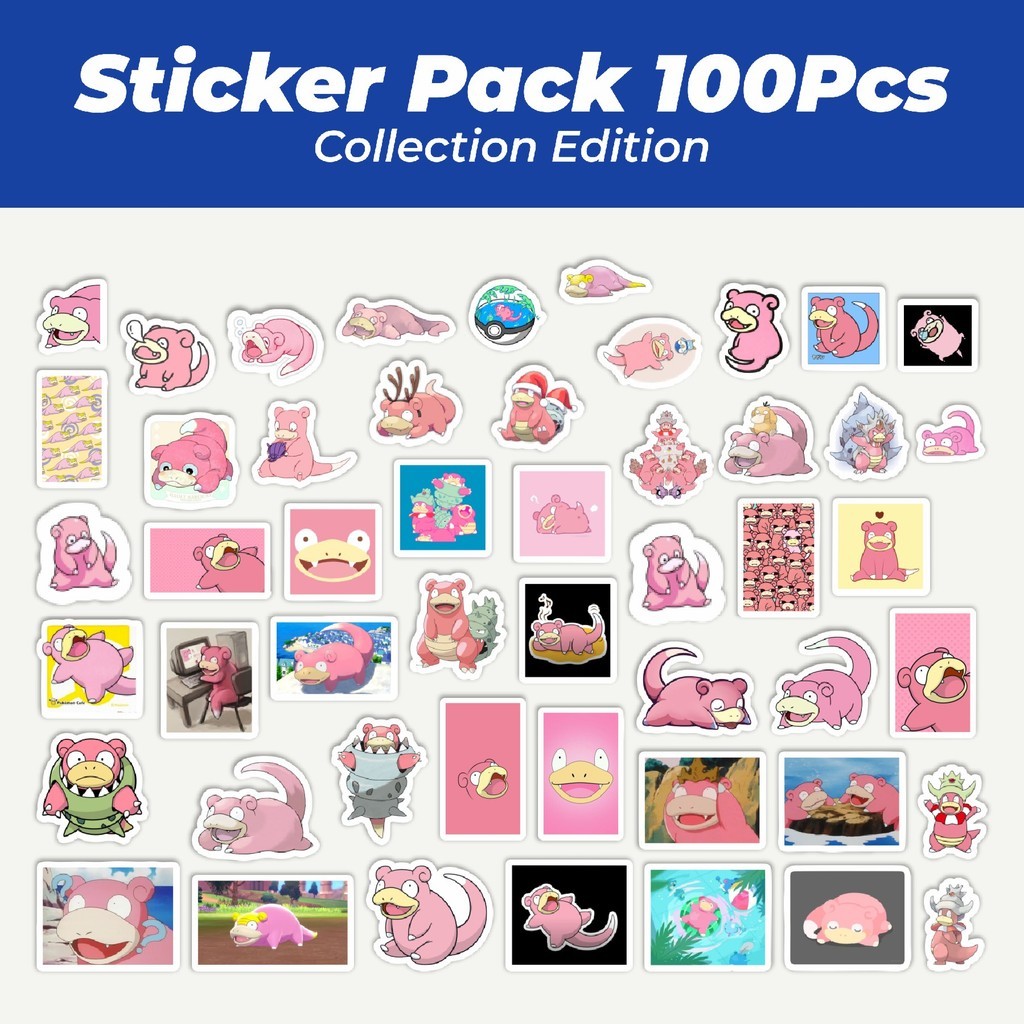 

Hot Stiker Kartun Pokemon Slowpoke Lucu Anti Air Stikers Berperekat Waterproof Sticker Decal Buat Motor Helm Buku Journal Koper Casing HP Laptop Botol Minum