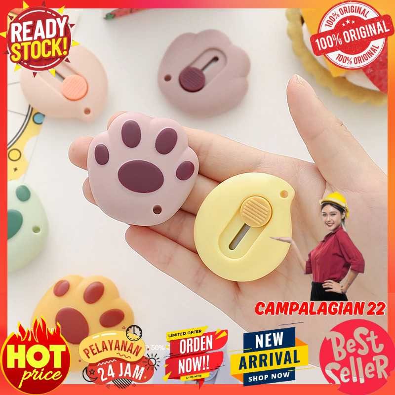 

MOHAMM Pisau Cutter Mini Pemotong Kertas Desain Cat Paw - OL-6101