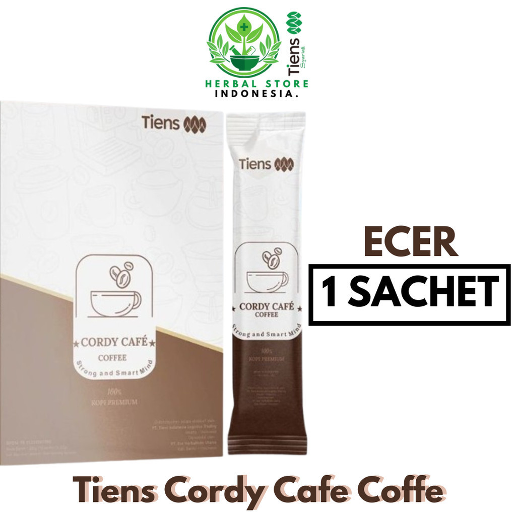 

[ECER 1 SACHET] TIENS CORDY CAFE COFFE ORIGINAL HALAL