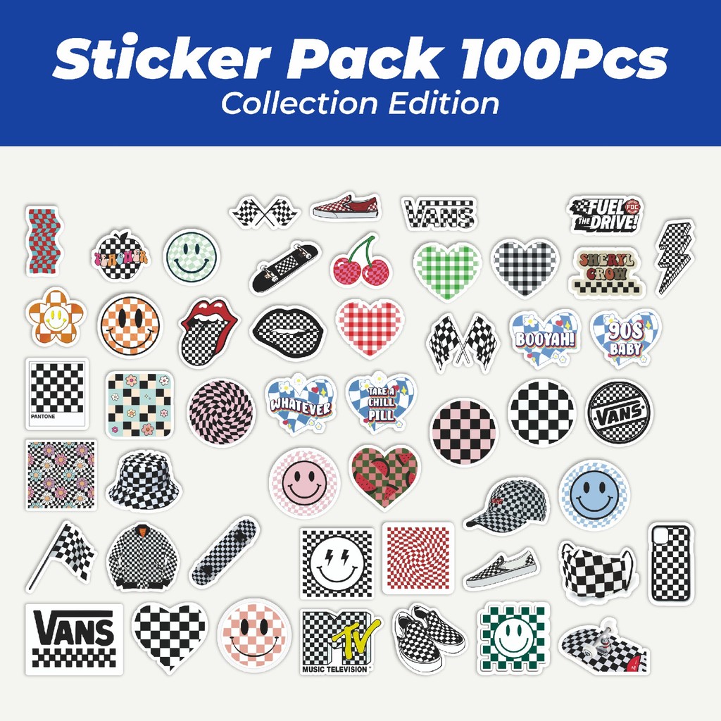 

Hot Stiker Mosaic Checkerboard Art [Seni Papan Catur Mosaik] Lucu Anti Air Stikers Berperekat Waterproof Sticker Decal Buat Motor Helm Buku Journal Koper Casing HP Laptop Botol Minum