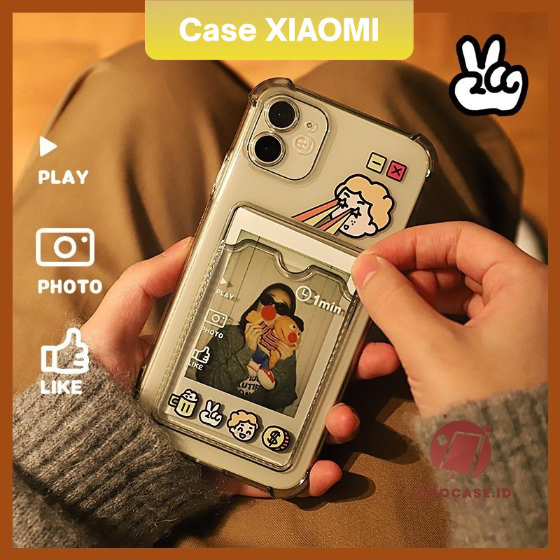 Case Xiaomi cartoon star eyes card case holder   Redmi 13C 12C 10A 9A 9A 9T Note 12 Pro Plus Note 11