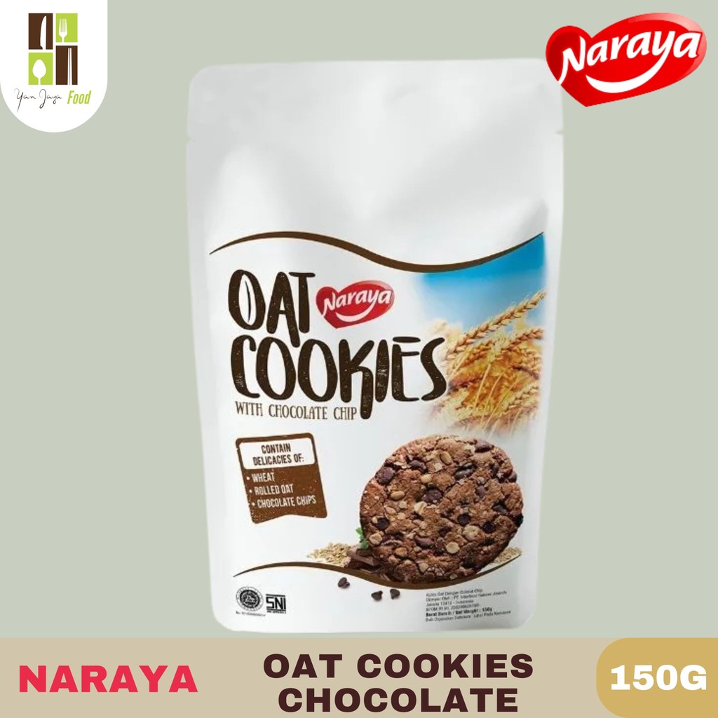 

Naraya Oat Cookies with Chocolate Chip [150 g] / Oat Cookies / Cookies Chocolate