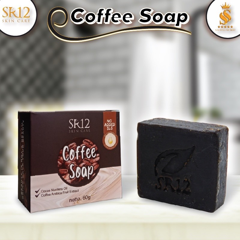 

ASLI 100% Coffee Soap SR12 Penghilang Flek Hitam Mengurangi Komedo Dan Jerawat