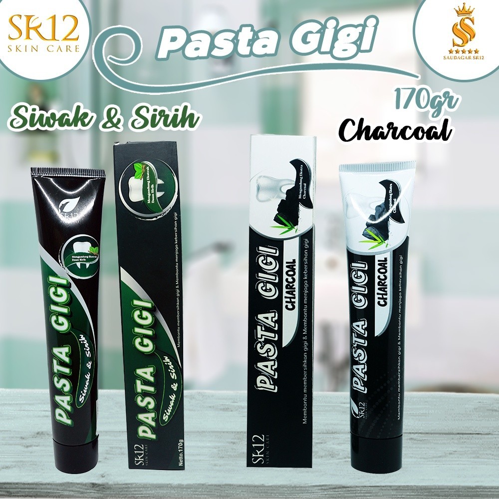 

ASLI 100% Pasta gigi Sr12 Memutihkan Mencegah gigi berlubang Merawat gigi Menghilangkan bau mulut 170gr