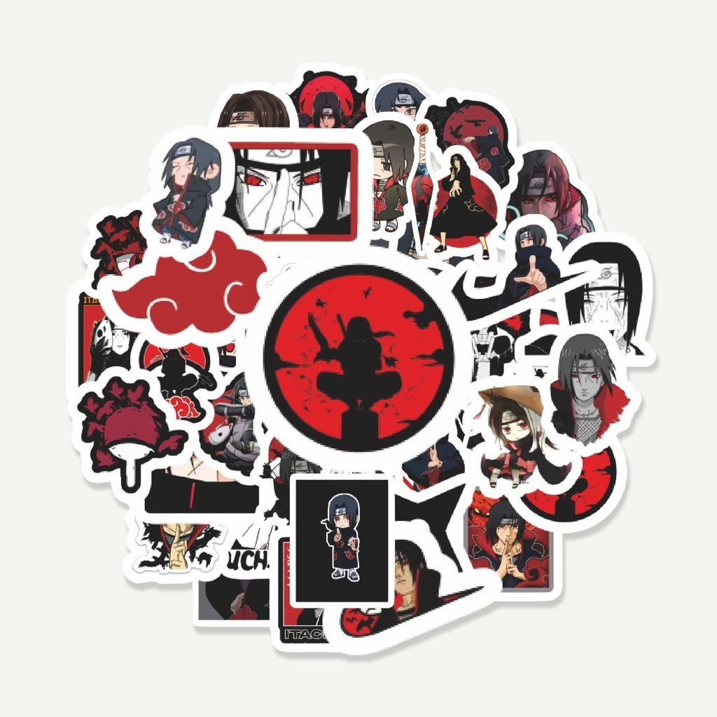 

Sticker Pack Stiker Anime Uchiha Itachi | Sticker TUMBLR | Stiker LAPTOP KOPER HELM