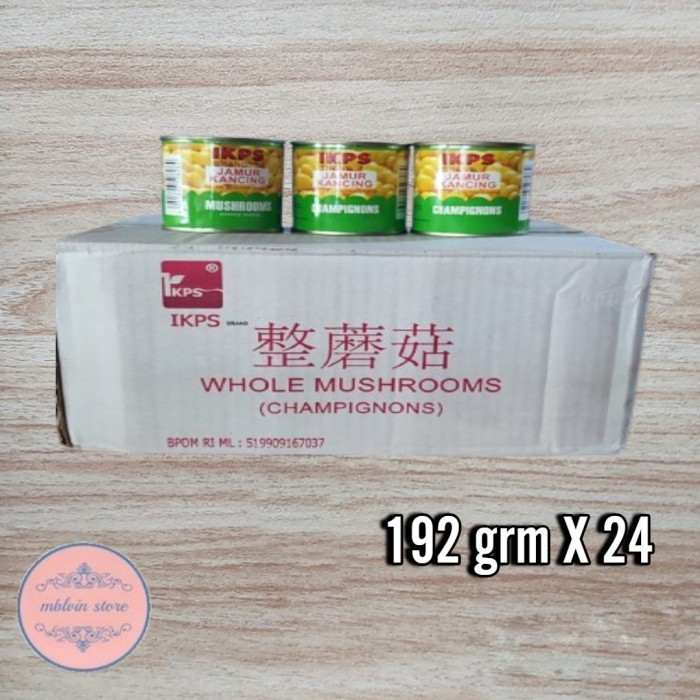 

Jamur kancing IKPS 192 gram 1 Dus