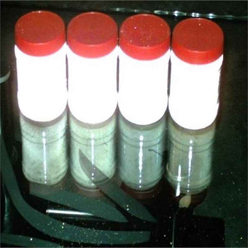 

White reflective pigment powder micro glass beads printing reflective pigment HLRF-02 1000mesh white 1 lot=50gram