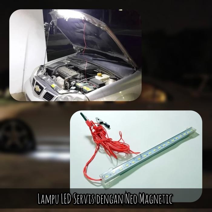 LAMPU LED EMERGENCY SERVICE MOBIL CAPIT AKI MAGNET SUPERBRIGHT