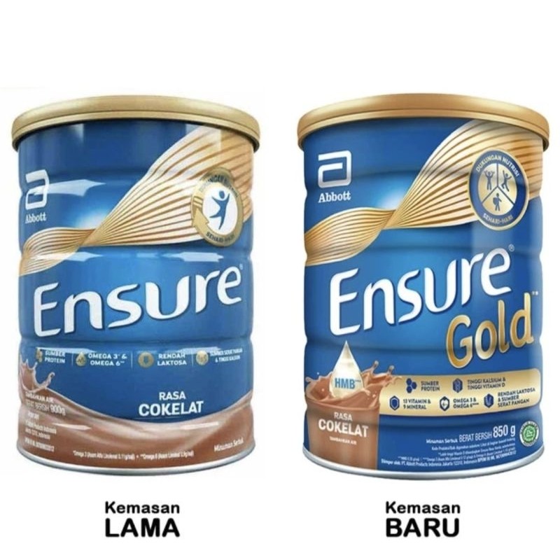 

New ENSURE GOLD VANILA COKLAT 800 GRAM/800 Gram/ Susu DewasaPremium