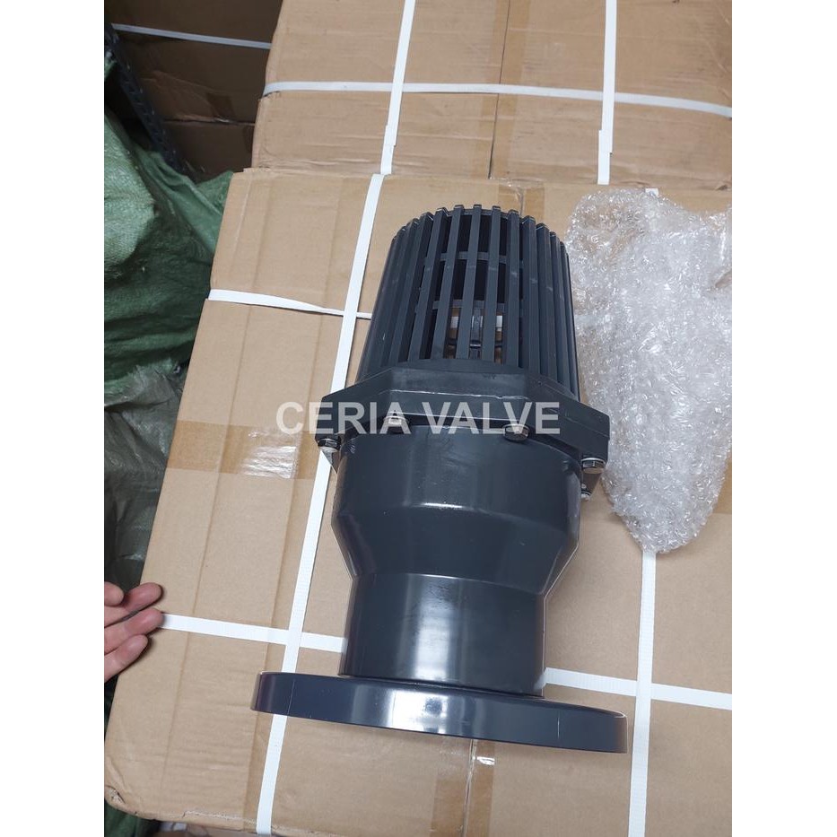 Foot Valve PVC 6'' Inchi Model Flange / Foot Valve PVC 6'' Flange