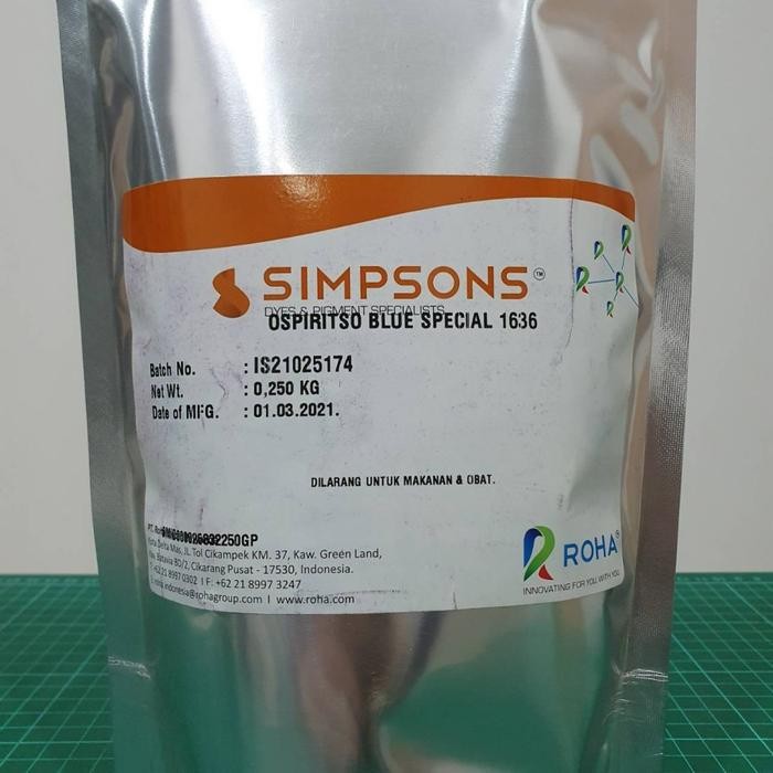 

Ospiritso Pewarna Minyak / Bahan Bakar - 10 g - 1634