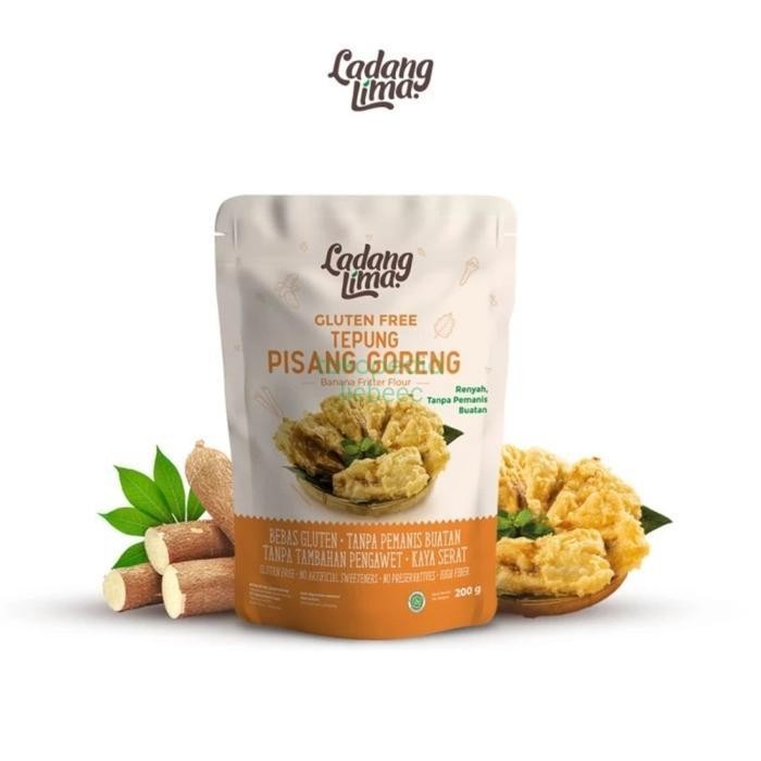 

[PROMO EXP TERBARU] Ladang Lima Tepung Pisang 200 GR | Gluten Free Bergaransi Terlaris