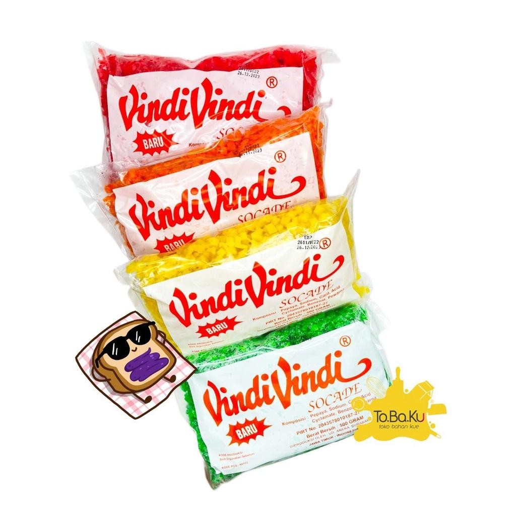 

Terlaris Vindi Vindi Sukade Warna-Warni 500gr Topping Kue