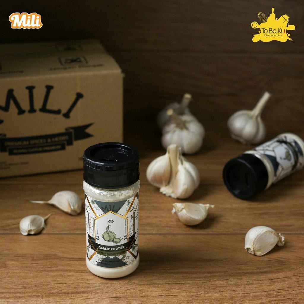 

[PROMO BARANG BARU] New !!! Mili Bubuk Bawang Putih 50gr Bergaransi Terlaris