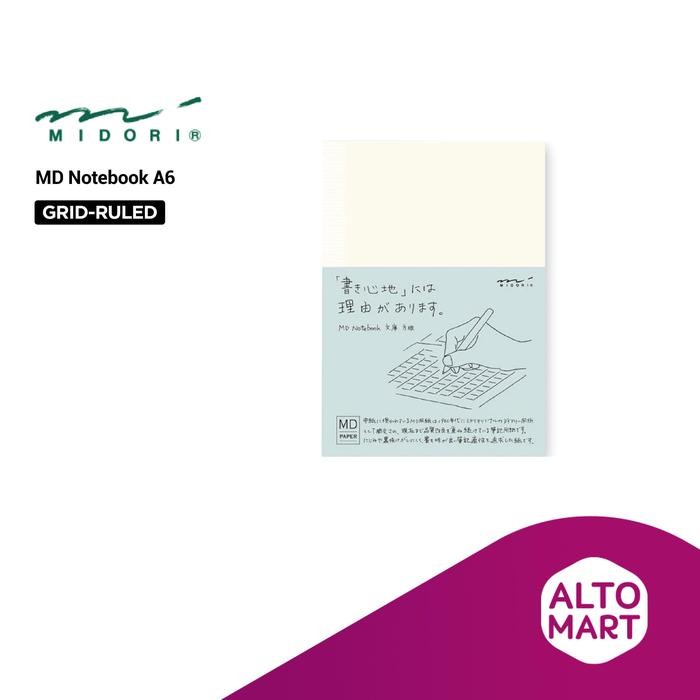 

READY MIDORI MD Notebook A6 Buku Catatan Jurnal Diary Journal Tulis Sketch - GRID