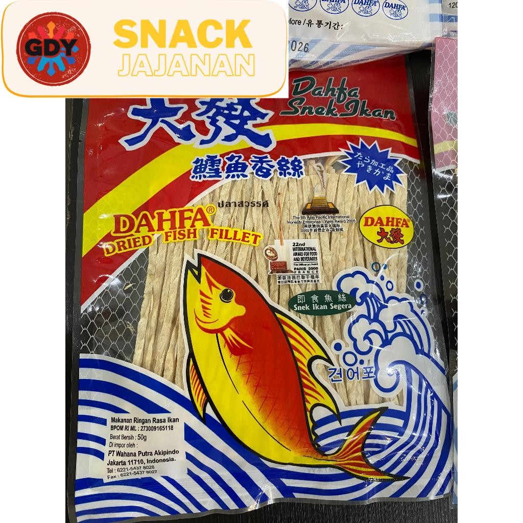 

Dahfa Snack Ikan 50gr & 120gr | Dried Fish Snack | Cemilan Ikan