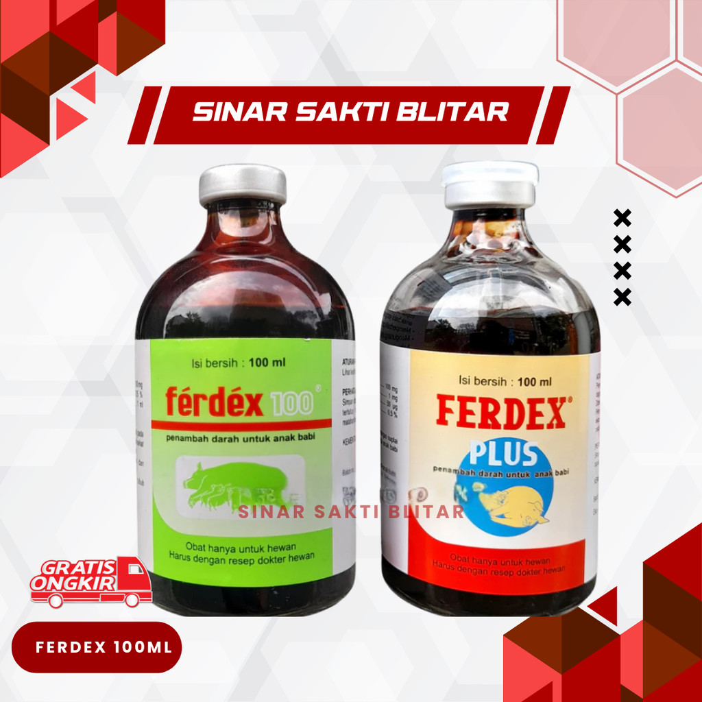 FERDEX 100 ML -- Penambah darah pada babi