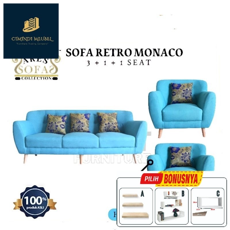 PROMO Sofa Retro Sofa Minimalis 321 Sofa 221 Terlaris Cirebon Kuningan Majalengka Indramayu Brebes T