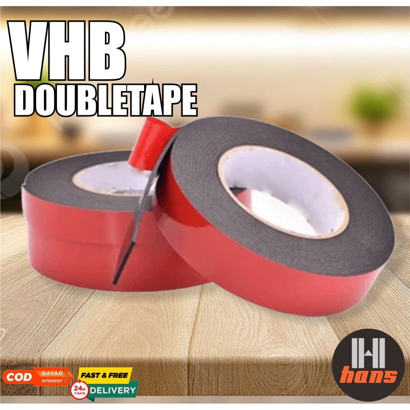 

Lakban Doubletape Busa Foam Perekat Serbaguna Lem Isolasi Lem 2 Sisi VHB 10 Meter Multifungsi