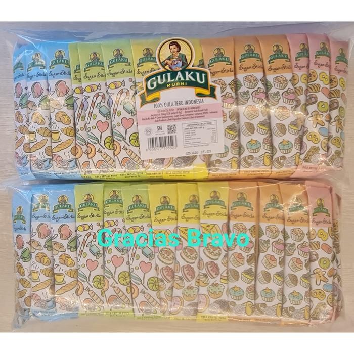 

Refill GULAKU Gula Saset Stik 8gr x 125 saset atau 250 saset - Refill Sugar Stick Sachet @ 8 gr x 125 or 250 sachets - 2pack =250saset
