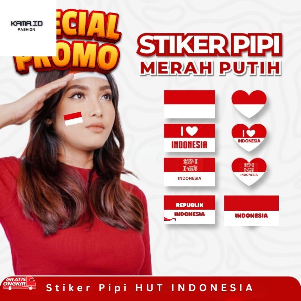 

Serba 17 Agustus / [1 Lembar / 30 - 32 Pcs] Sticker Bendera Merah Putih Stiker 17 Agustus Dirgahayu Ri Sticker Indonesia Sticker Pipi Indonesia Special Promo I Love Indonesia