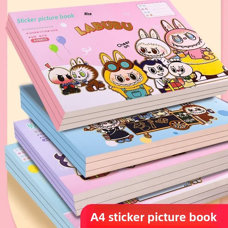

A4 Size Blank Art Drawing Book Primary School Students Use Cartoon Book Children Draw Book Sketch Book from China Mainland