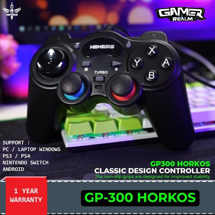 NYK GP300 / GP-300 Horkos Gamepad Multiplatform Gaming Controller