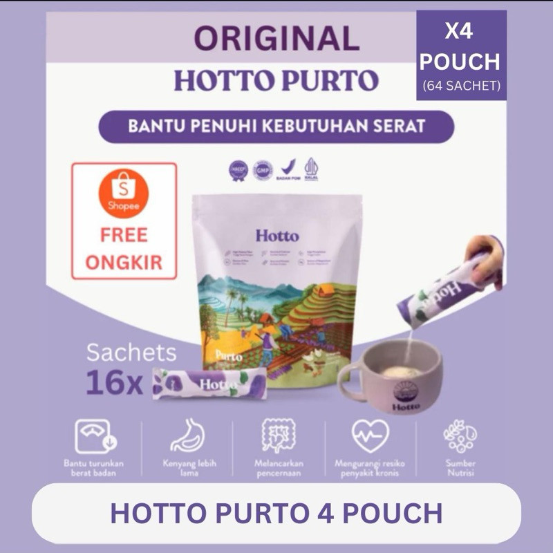 

HOTTO PURTO 4 POUCHES