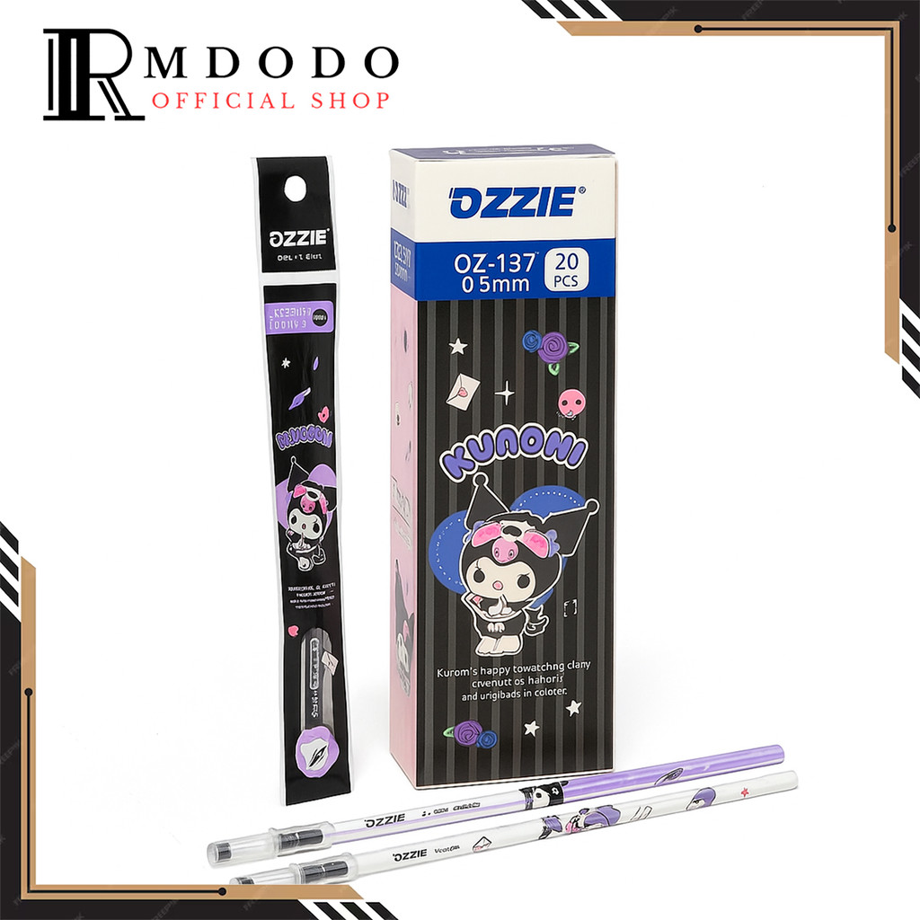 

Rmdodo - Refill Pulpen Gel 0.5mm Karakter [1 Box - 20 Pcs] / Isi Ulang Tinta Pena Smooth OZ-13X