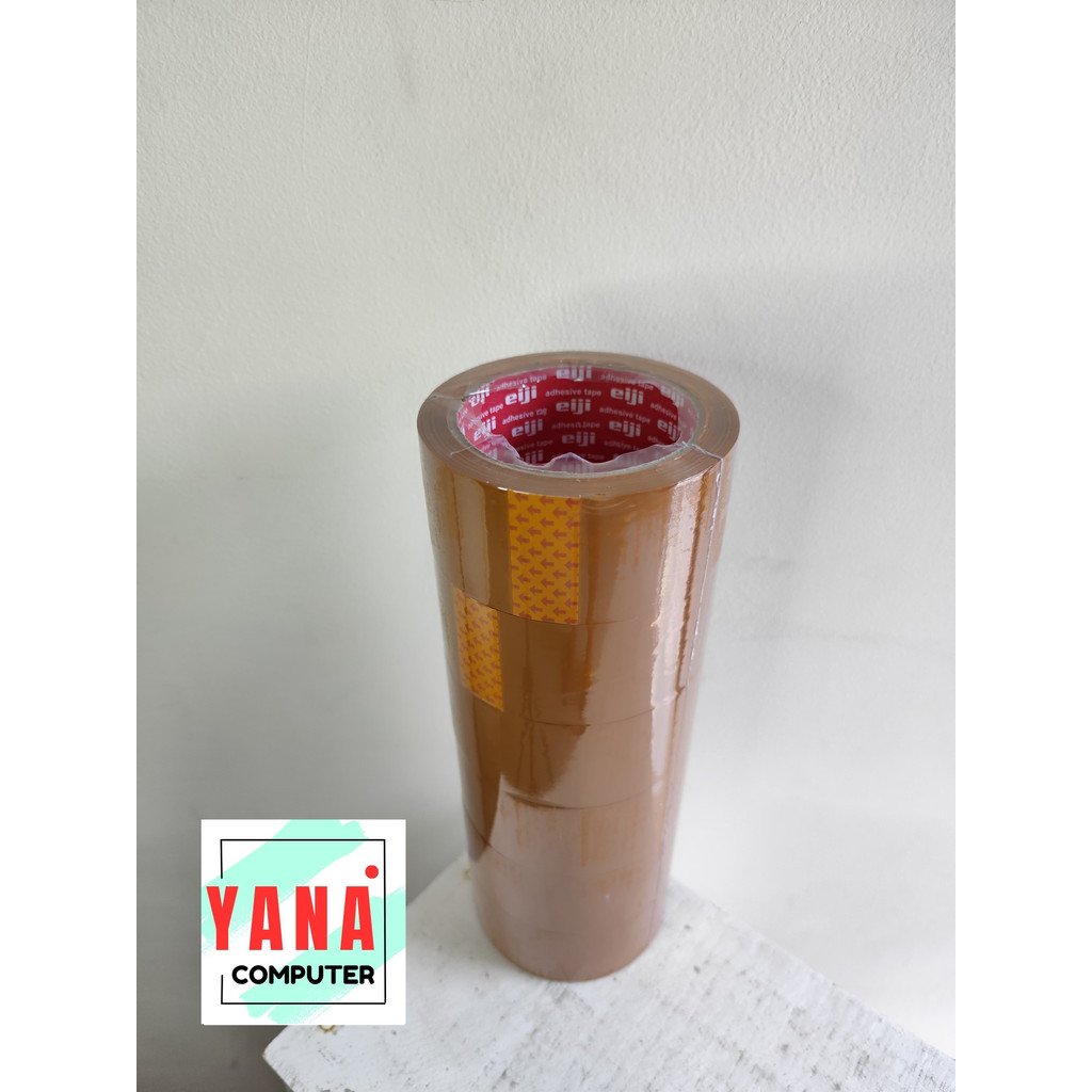 

LAKBAN OPP TAPE 2 INCH 100 YARD COKLAT (48MM) - EIJI FH COKLAT