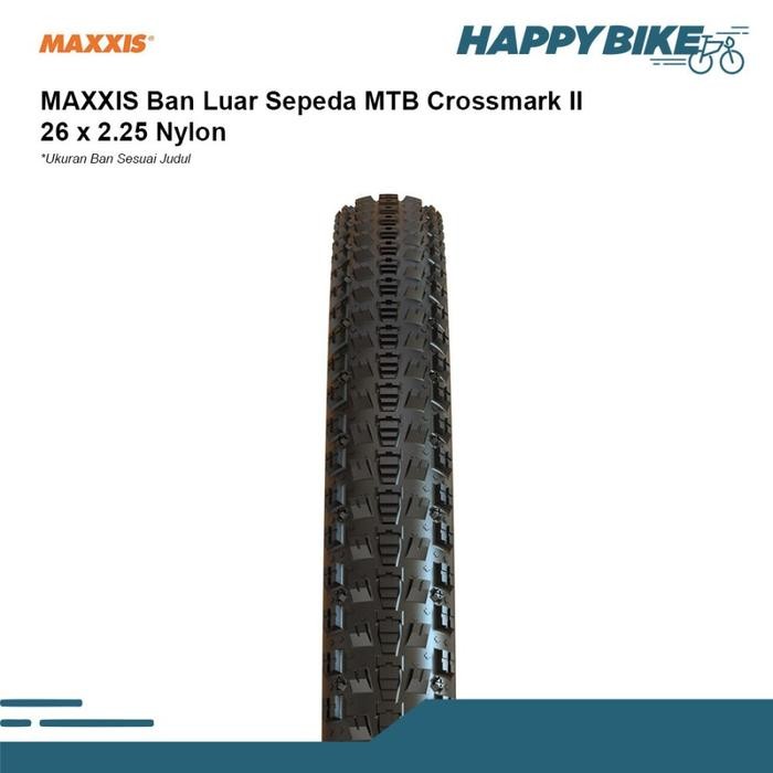 MAXXIS Tire Ban Luar Sepeda MTB Crossmark II 26 x 2.25 Nylon
